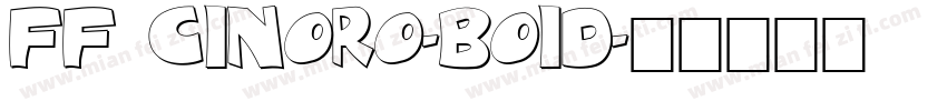 FF CINORO-BOID字体转换